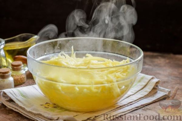 Картофельная соломка в чесночно-соевом соусе